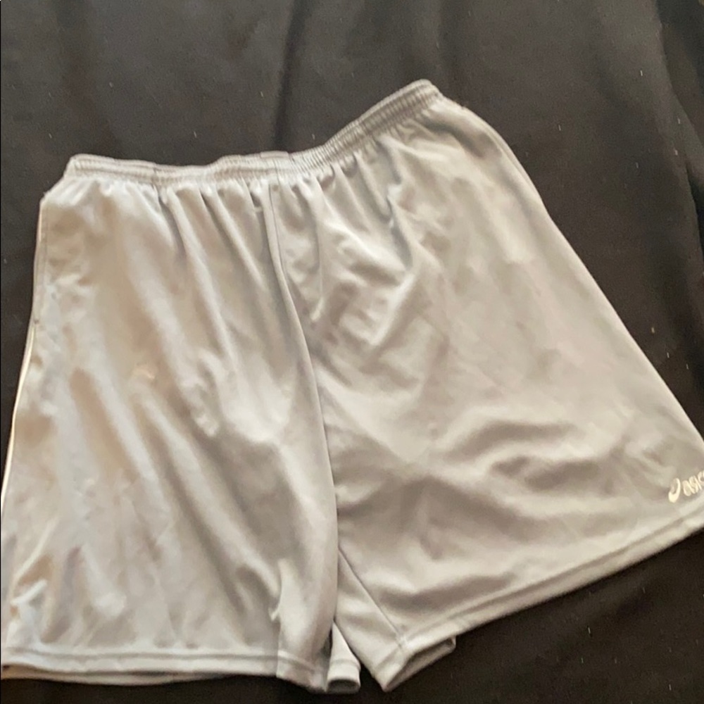 Asics xl gray shorts